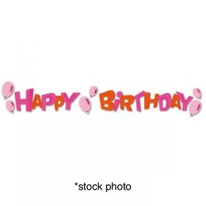 Sizzix Sizzlits “Happy Birthday” Die